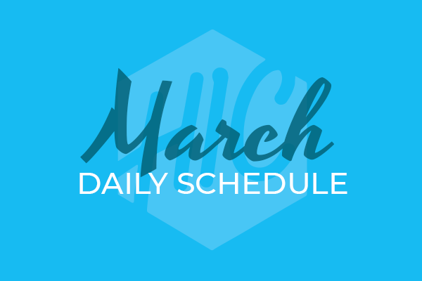 March – Devotional Reading Schedule